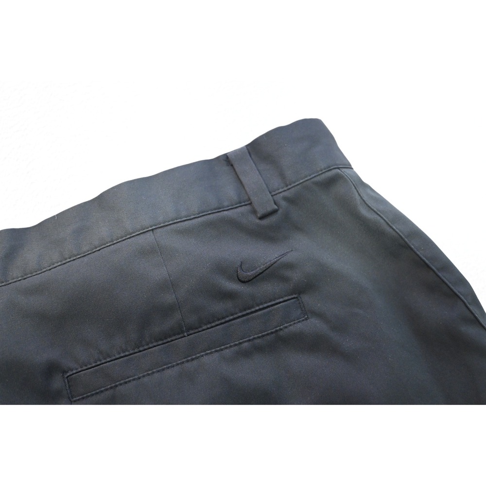 Nike Golf Tour Performance Pants Mens 38x28 Black Dri-FIT Flat Front Excellent